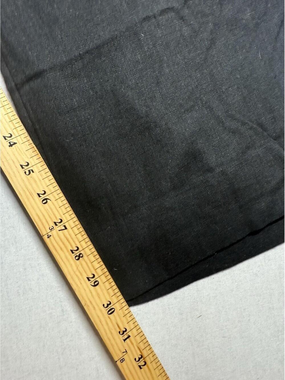Abercrombie & Fitch Pants Women‎ Sz XXL 41x30 Black Wide Leg Lined Linen Blend - Picture 6 of 11